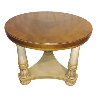Vintage Heritage Grand Tour French Provincial Neoclassical End Table or Coffee Table For Sale