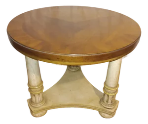 Vintage Heritage Grand Tour French Provincial Neoclassical End Table or Coffee Table