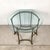 1970s Neoclassical Brass and Octagonal Glass Accent Side Table in the Style of La Barge For Sale - Image 9 of 16