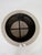 Round Coffee Table in Black Lacquered Wicker and Smoked Glass, 1970s For Sale - Image 4 of 7