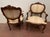 20th-Century Rocaille Walnut Armchairs, Set of 2 For Sale - Image 4 of 11