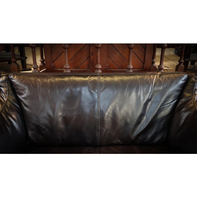 Reggio Two-Seater Leather Sofa by Timothy Oulton Halo, 2010s For Sale - Image 4 of 18