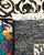 2000 - 2009 Suzani Collection Hand-Knotted Area Rug - Black Collection 7' 10" x 8' 5" For Sale - Image 5 of 9
