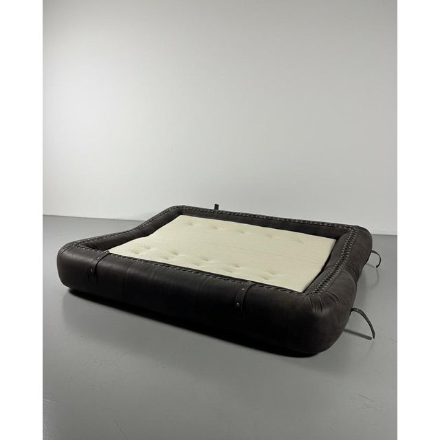 Anfibio Sofa Bed in Leather by Alessandro Becchi for Giovannetti, 1970s For Sale - Image 12 of 18