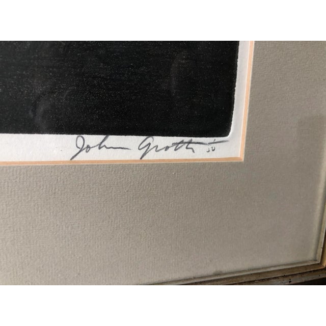 Vintage Mid-Century John Groth "Piaffe" (Men on Horseback) Original Print For Sale In New York - Image 6 of 9