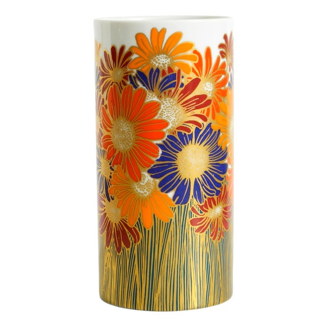 Vintage Porcelain Vase by Rosamonde Nairac for Rosenthal Studio-Linie, 1980s For Sale