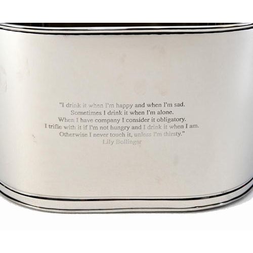 Silver-Plated Wine Cooler, 1940s For Sale - Image 4 of 9