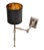 Mid-Century Modern Jacques Adnet Style Faux Bamboo Chrome Retractable Wall Sconce, Reading Light For Sale - Image 3 of 13
