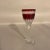 Glass Vintage Faberge Ruby Stemmed Cordial Glass For Sale - Image 7 of 7