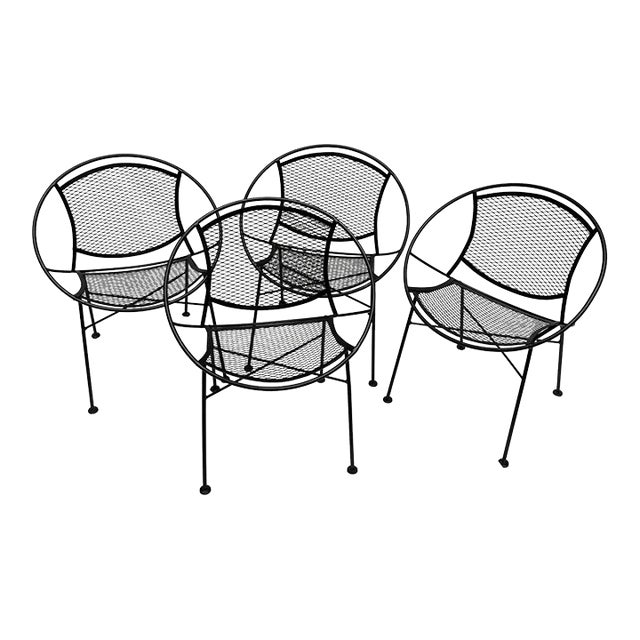 Tempestini for Salterini Radar Hoop Chairs - Set of 4 For Sale