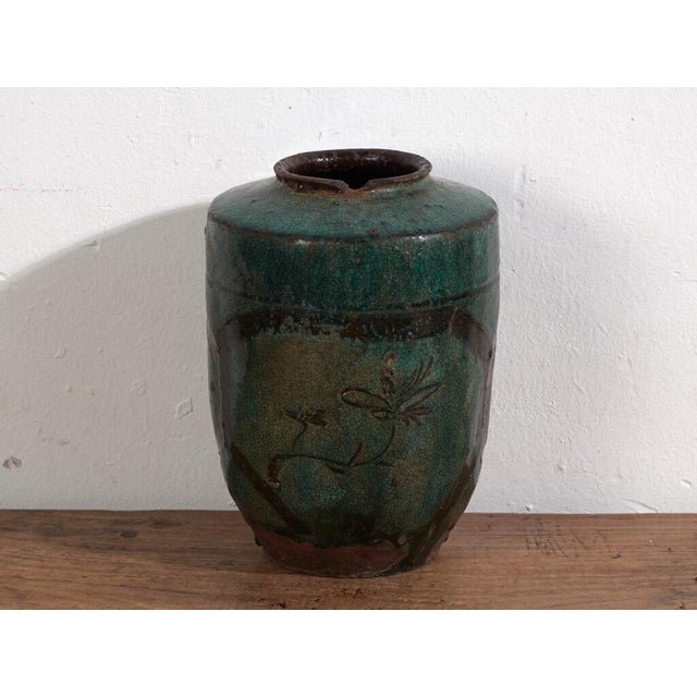 Antique Chinese Ceramic Vase For Sale - Image 6 of 8