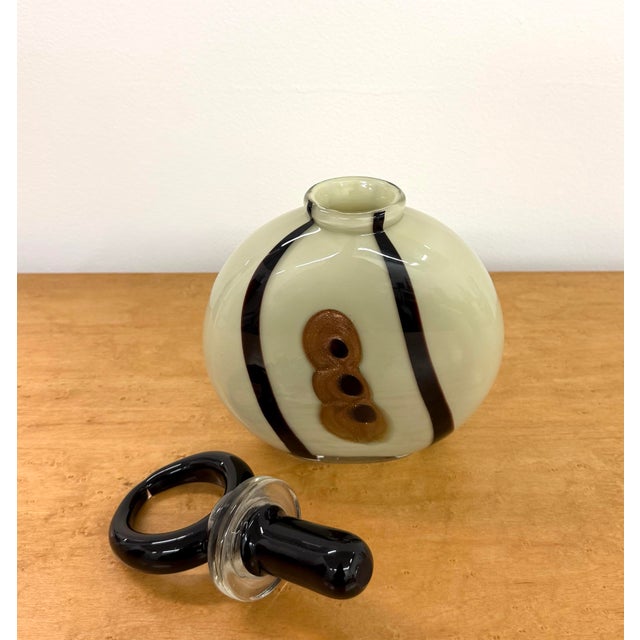 Vintage Hand Blown Lidded Glass Vessel For Sale In West Palm - Image 6 of 7