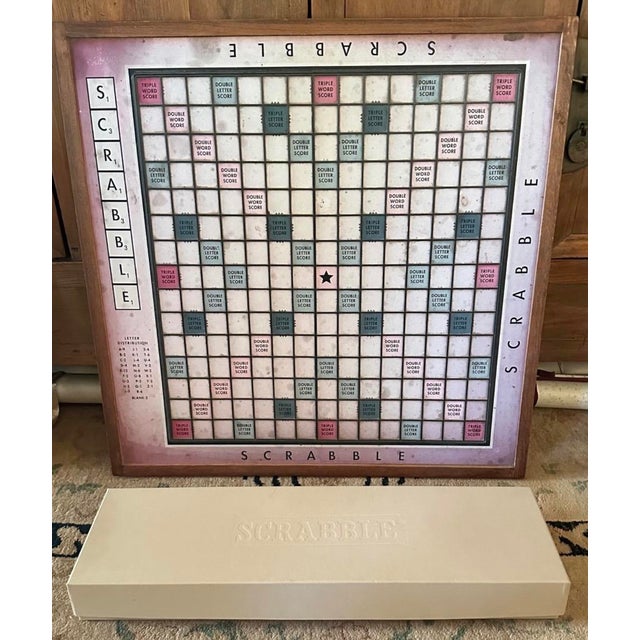 Rare Discontinued Restoration Hardware Vintage Deluxe Giant Scrabble® Set | Oversized Lazy-Susan Description: This is the...