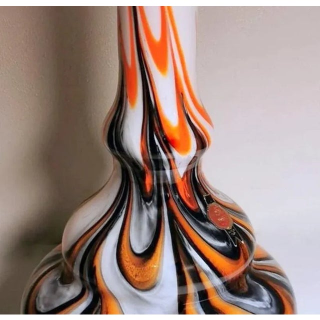 Opaline Multicolor Vase Vetreria Barbieri Empoli, Florence, Italy, 1970s For Sale - Image 10 of 13
