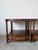 Traditional Vintage Baker Furniture Empire-Style Wood End Tables With Drawer – A Pair For Sale - Image 3 of 18