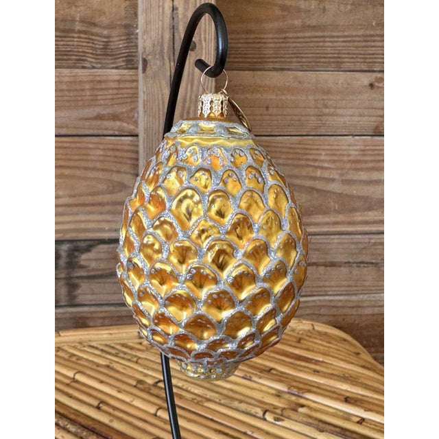 Rustic European Retired Christopher Radko Eggs Imperiale Ornament For Sale - Image 3 of 10