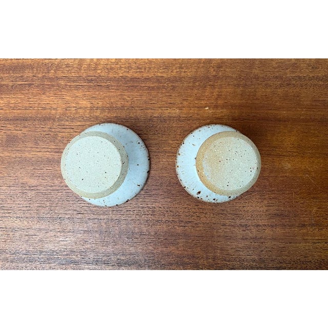 Mid-Century Danish Studio Pottery Candleholders, 1960s , Set of 2 For Sale - Image 5 of 18