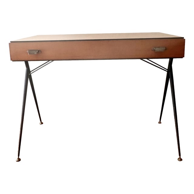 Teak Writing Desk by Silvio Cavatorta, Italy, 1950s For Sale