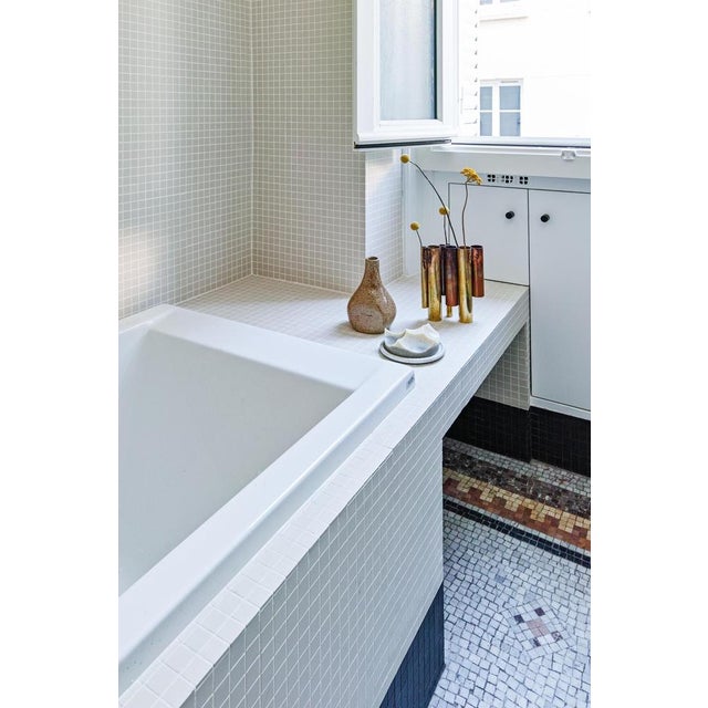 Soliflores I Sculpted Brass Vase by Pia Chevalier For Sale - Image 14 of 18