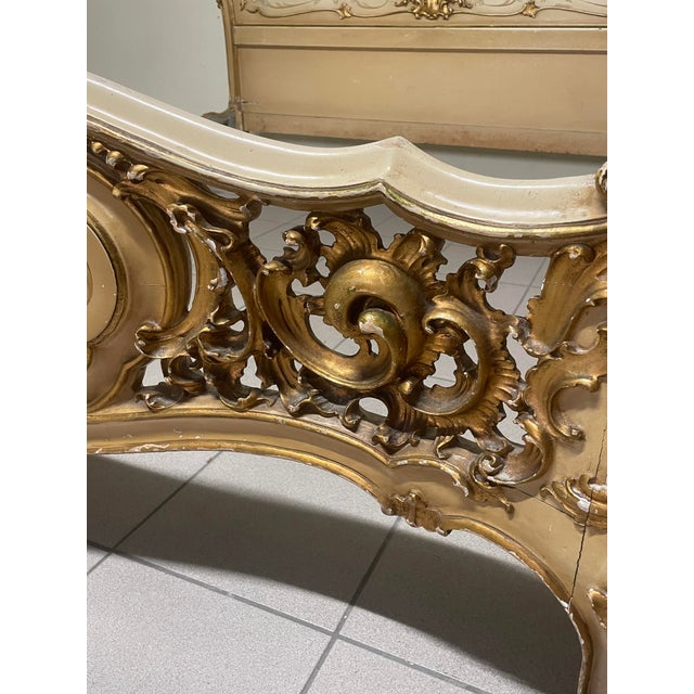 Louis XV Double Bed, Italy, 1940s For Sale - Image 18 of 18