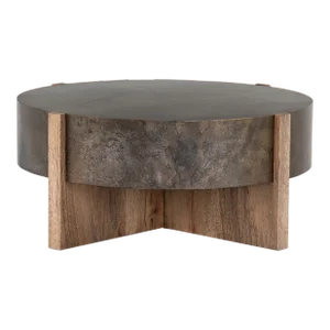 Four Hands Bingham Coffee Table - Rustic Oak Veneer