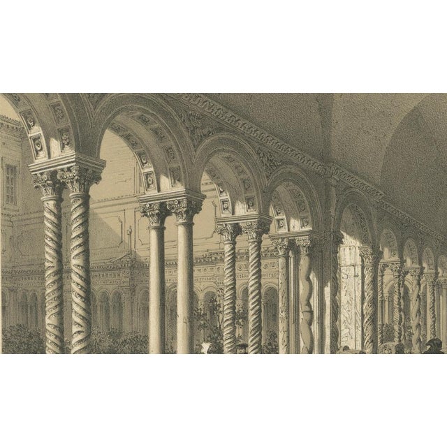 Cloister of San Paolo Fuori Le Mura, 1869, Paper For Sale - Image 9 of 10