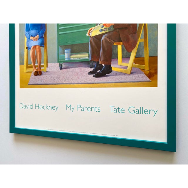 David Hockney Vintage 1996 Lithograph Print Framed Tate