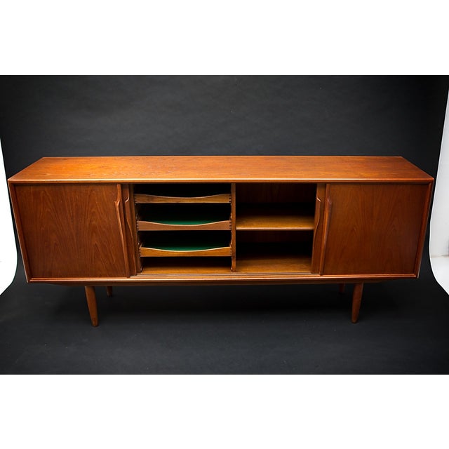 Mid-Century Modern Teak Sideboard by Axel Christiansen Odder for Aco Møbler, Denmark, 1960s For Sale - Image 3 of 14