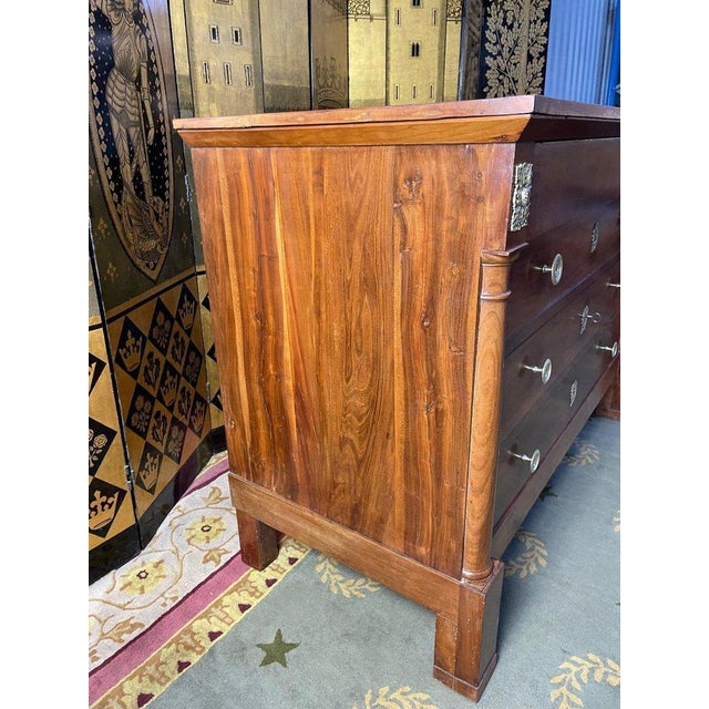 Traditional Empire Commode in Plum Tree For Sale - Image 3 of 12