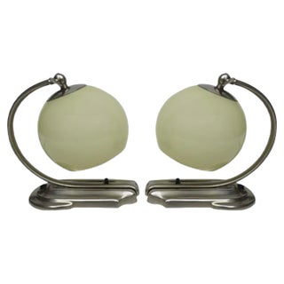 Art Deco Table Lamps from WMF Geislingen, Set of 2 For Sale