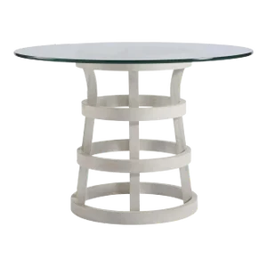 Shoreline Round Glass 44" Table, Beige