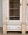 Off-white 19th Century Empire-Style Lacquered Bookcase — Italian Grand Library For Sale - Image 8 of 13