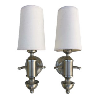 1950s Signed Maison Charles Sconces - a Pair For Sale