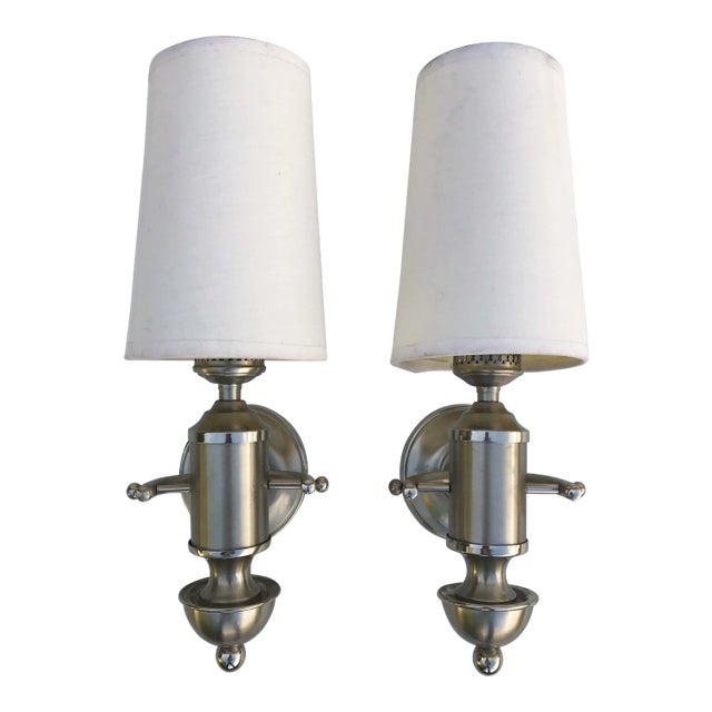1950s Signed Maison Charles Sconces - a Pair For Sale