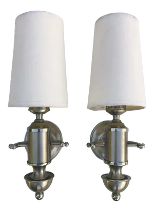 1950s Signed Maison Charles Sconces - a Pair