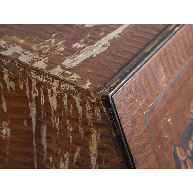 Antique Swedish Painted Secretaire with Drawers For Sale - Image 5 of 18