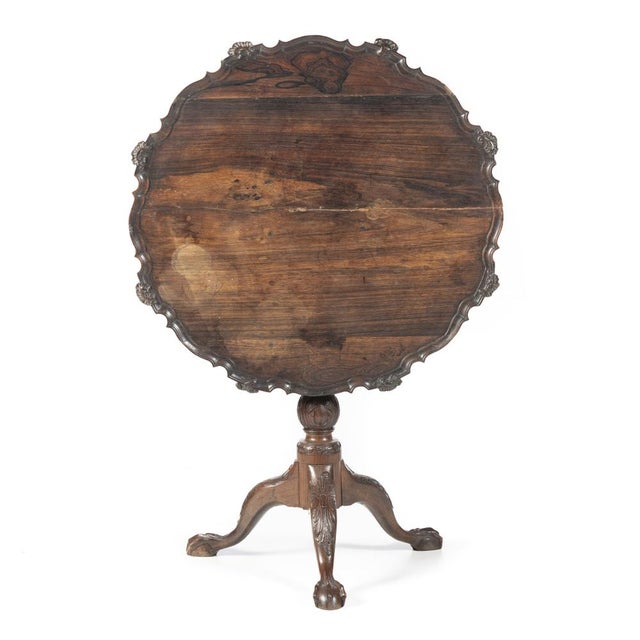 Brown 18th Century Folding Table by King Jose in Noble Wood For Sale - Image 8 of 8