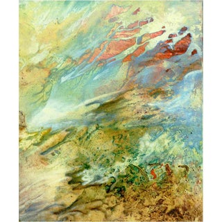 Gregory Proch, Brane Wave Oil Painting, Abstract Intra-Materia Style, 2010s For Sale