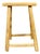 Vintage Rustic Stool in Elm For Sale