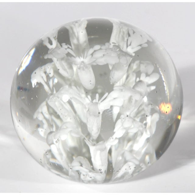 Transparent Large Art Glass Paper Weight For Sale - Image 8 of 11