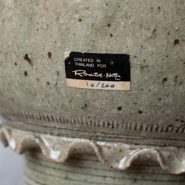 Ceramic A Group of Thai Celadon Jars for Rosenthal-Netter, C.1960s For Sale - Image 7 of 9