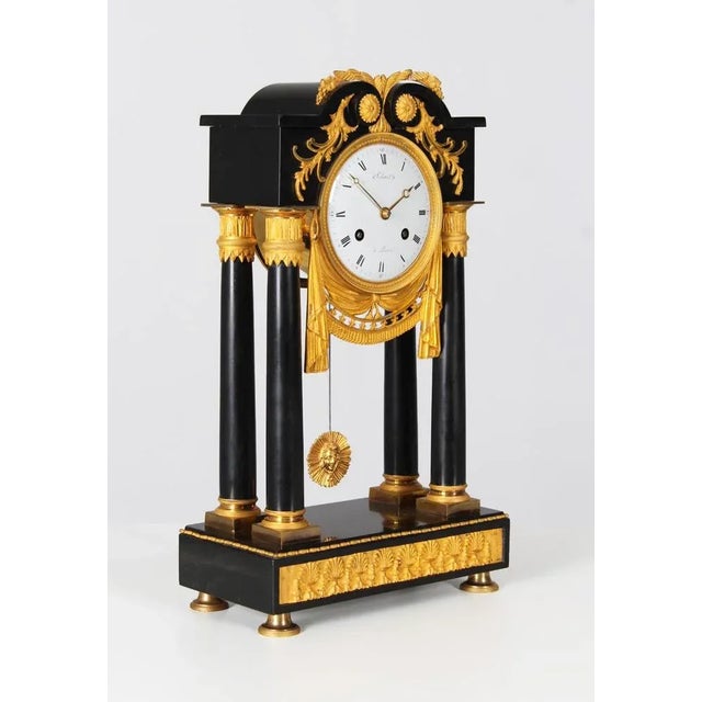 Antique Portal Clock, 1800s For Sale - Image 6 of 13