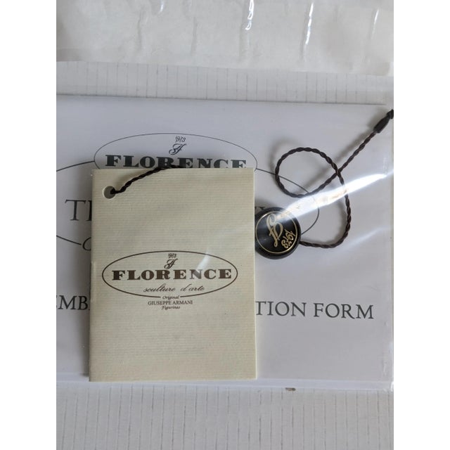 1970s Beautiful Limited Edition Signed Florence Armani Figurine at Home 1263f (La Famiglia) Family Figurine For Sale - Image 11 of 15