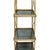 Brass Aesthetic Brass & Glass 5-Stack Nesting Side Stand Set 20thC For Sale - Image 8 of 8