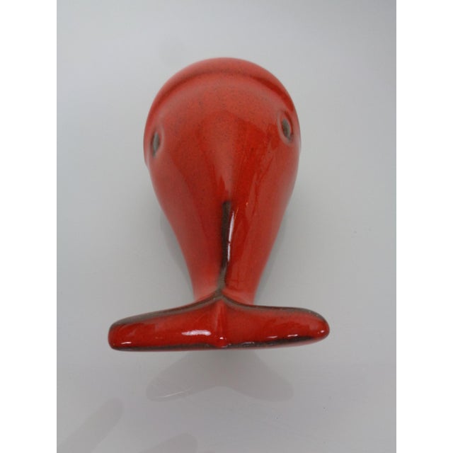 Red Ceramic Fish Ashtray, Italy, 1960s For Sale - Image 9 of 14
