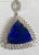 17 Carat AAA Tanzanite and Diamond Pendant or Necklace 18 Karat White Gold For Sale - Image 4 of 18