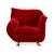 Red Velvet Gaudi Chair from Bretz For Sale - Image 13 of 14