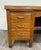 Early 20th Century Antique American Arts & Crafts Mission Tiger Oak Executive Desk Partner Desk For Sale - Image 5 of 17