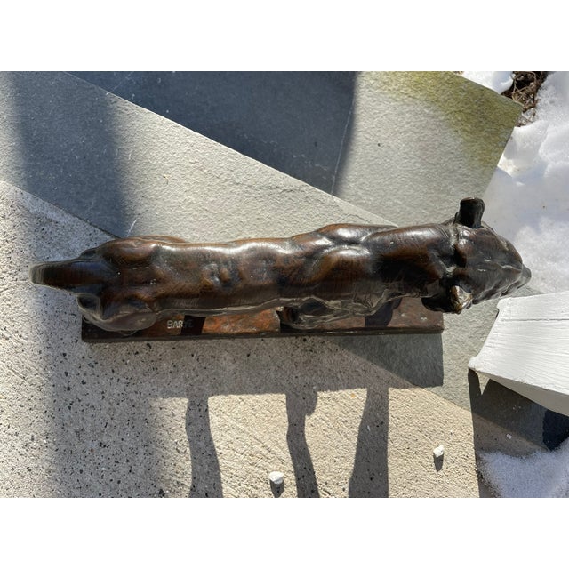 French Late 19th Century “Walking Tiger” French Bronze Sculpture by Antoine‑Louis Barye – Signed Barre For Sale - Image 3 of 7