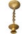 Mid 20th Century Handmade Americana Brass-Art Candleholder For Sale - Image 4 of 6